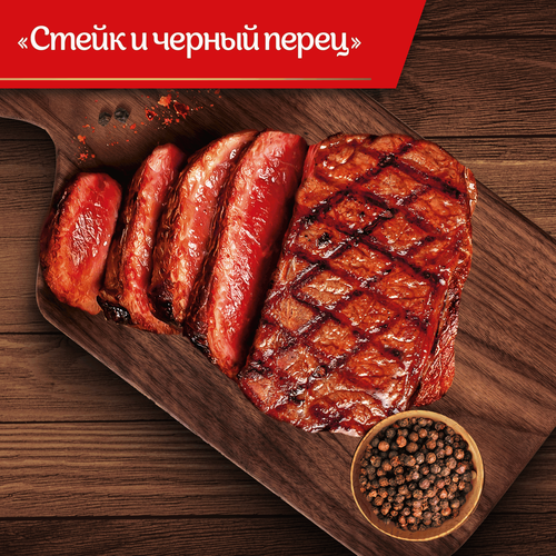 Сухарики ржано-пшеничные ХРУСTEAM Барная коллекция, стейк и черный перец, 70г, изображение