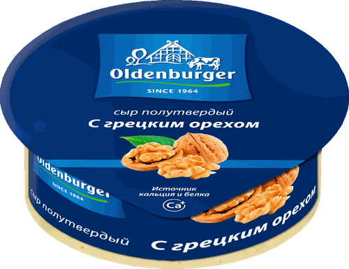 Сыр OLDENBURGER с грецким орехом 45%, без змж, 350г, фото