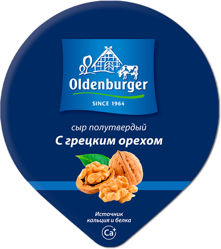 Сыр OLDENBURGER с грецким орехом 45%, без змж, 350г, детальное фото