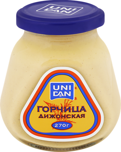 Горчица UNI DAN Дижонская, 270г, вид