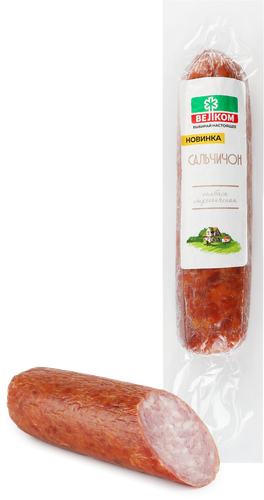 Колбаса сырокопченый ВЕЛКОМ Сальчичон, весовая, картинка
