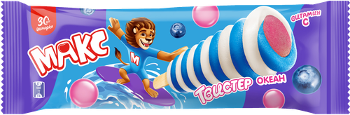 Мороженое MAX TWISTER Фруктовый лед Океан, без змж, эскимо, 67г, фото