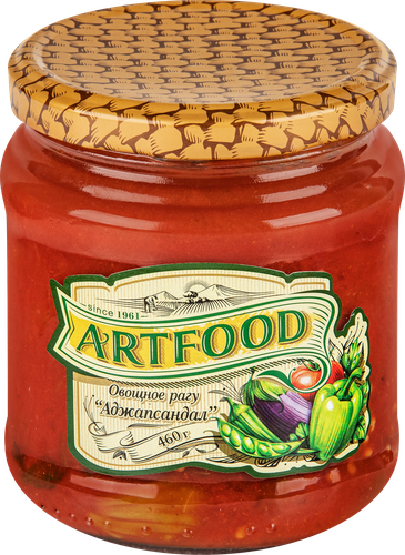 Овощное рагу ARTFOOD Аджапсандал, 460г, изображение