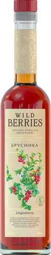 Настойка WILD BERRIES Lingonberry брусника 18,5%, сладкая, 0.5л, детальное фото