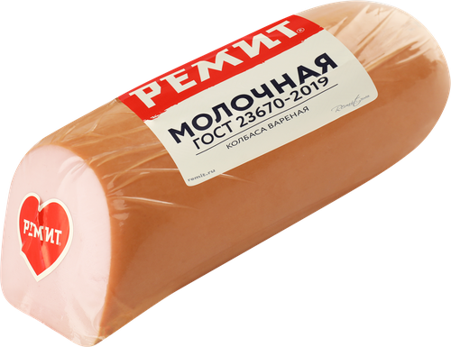 Колбаса вареная РЕМИТ Молочная, 500г, вид