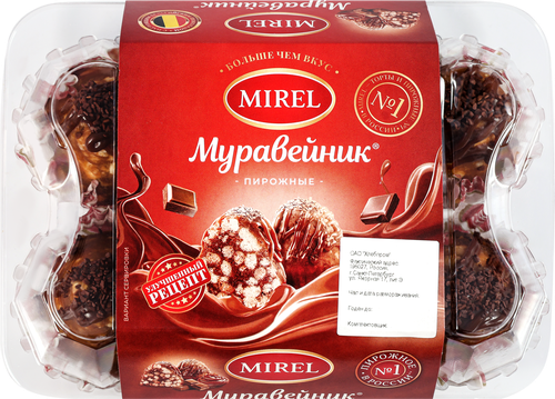 Пирожное MIREL Муравейник, 340г, изображение