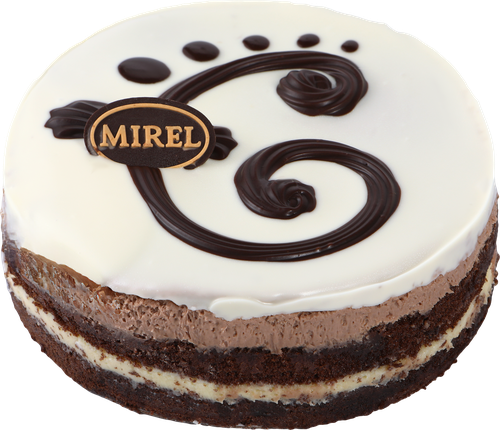Торт MIREL Три шоколада, 750г, вид