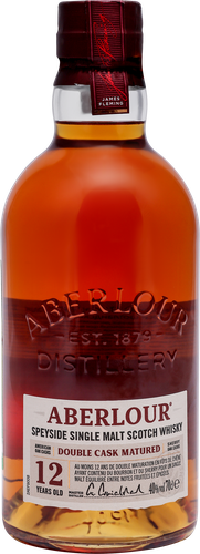Виски ABERLOUR Double Cask Matured Шотландский односолодовый 12 лет 40%,  п/у/без п/у, 0.7л, крупный план