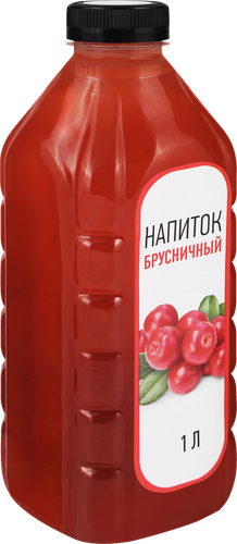 Напиток Брусничный негазированный, 1л, картинка