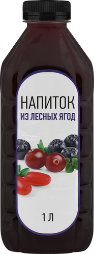 Напиток Лесные ягоды негазированный, 1л, крупный план