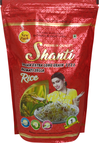 Рис SHANTI Басмати Селла, 1кг, вид