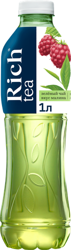 Напиток RICH Зеленый чай Малина, 1л, картинка
