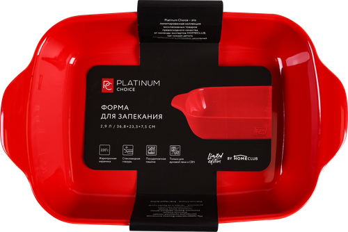 Форма для запекания PLATINUM CHOICE прямоугольная 2.9л, керамика, Арт. OS-LO1, вид