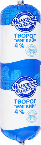 Творог мягкий МИНСКАЯ МАРКА 4%, без змж, 400г, картинка
