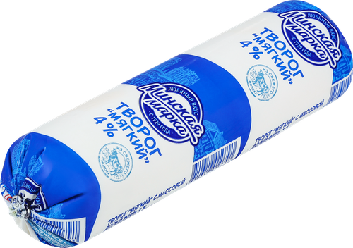 Творог мягкий МИНСКАЯ МАРКА 4%, без змж, 400г, картинка