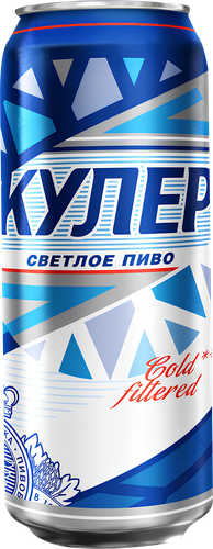 Пиво светлое БАЛТИКА Кулер пастеризованное 4,7%, 0.45л, вид