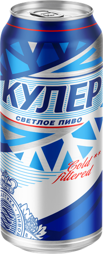 Пиво светлое БАЛТИКА Кулер пастеризованное 4,7%, 0.45л, вид