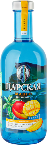 Настойка ЦАРСКАЯ Оригинальная Манго 38%, горькая, 0.5л