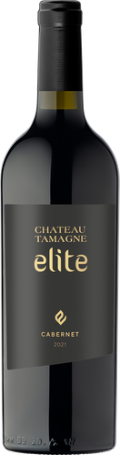 Вино CHATEAU TAMAGNE Elite Каберне красное сухое, 0.75л, крупный план