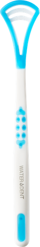 Скребок для чистки языка WATERDENT, крупный план