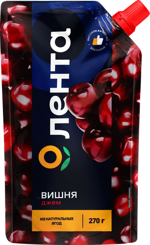 Джем ЛЕНТА Вишневый, 270г, изображение