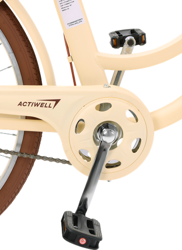 Велосипед городской ACTIWELL City, колеса 26" стальная рама, с корзиной, в ассортименте, Арт. CTY26ST-UW, вид