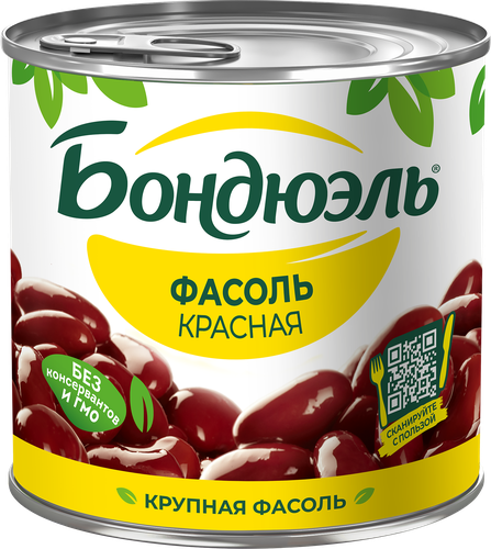 Фасоль красная БОНДЮЭЛЬ, 425мл, изображение