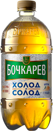 Пиво светлое БОЧКАРЕВ Холод и солод пастеризованное 4,1%, 0.95л, фото