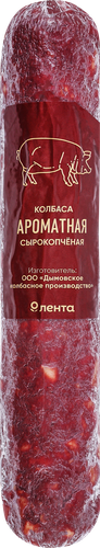Колбаса сырокопченая ЛЕНТА Ароматная, весовая, вид