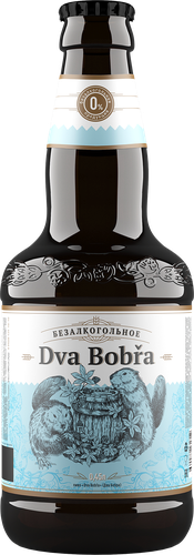 Пиво безалкогольное светлое ТАРКОС Два бобра фильтрованное пастеризованное, 0.45л