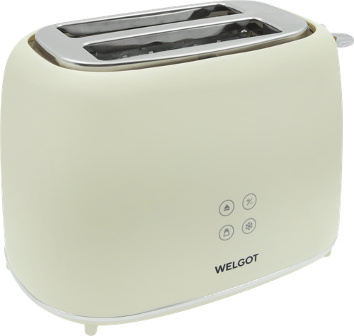 Тостер WELGOT Nude, электронный дисплей, Арт. ST-284D, изображение