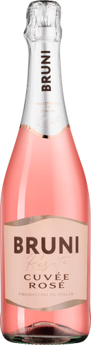 Вино игристое BRUNI Cuvee Rose розовое сладкое, 0.75л