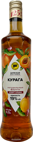 Настойка ШУЙСКАЯ КУРАГА 19%, сладкая, 0.5л
