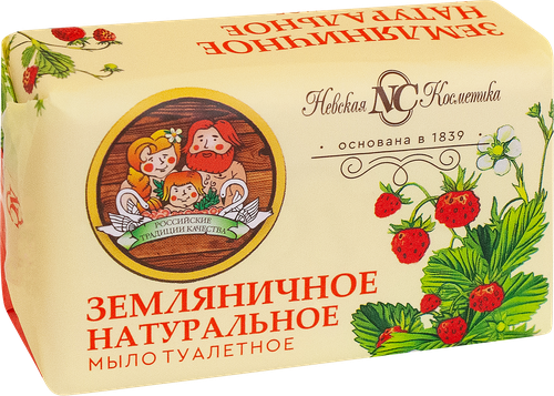 Мыло туалетное НЕВСКАЯ КОСМЕТИКА Земляничное, 180г, картинка