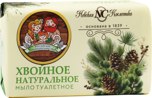 Мыло туалетное НЕВСКАЯ КОСМЕТИКА Хвойное, 180г, вид