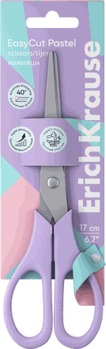 Ножницы ERICHKRAUSE EasyCut Pastel, 17см, в ассортименте, Арт. 60874, фото