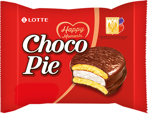 Печенье LOTTE Choco Pie глазированное, 28г, картинка