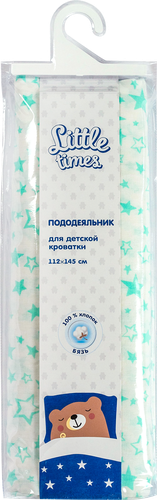 Пододеяльник для детской кроватки LITTLE TIMES 112х145см, бязь, изображение