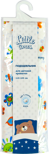 Пододеяльник для детской кроватки LITTLE TIMES 112х145см, бязь, детальное фото