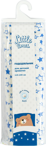 Пододеяльник для детской кроватки LITTLE TIMES 112х145см, бязь, картинка