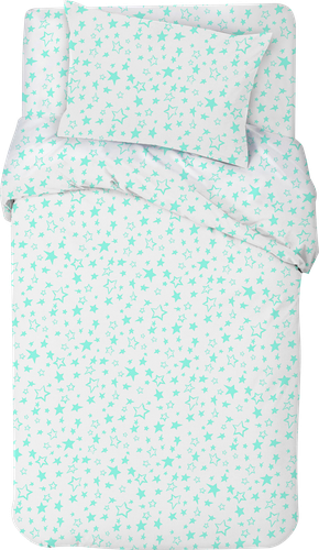 Наволочка для детской кроватки LITTLE TIMES 40х60см, бязь, вид