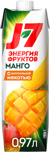 Нектар J7 из манго с мякотью, 0.97л, изображение