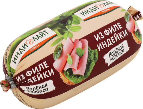 Колбаса вареная ИНДИЛАЙТ из филе индейки, 400г, изображение