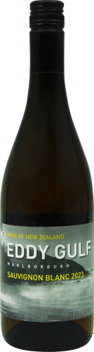 Вино EDDY GULF Sauvignon Blanc Marlborough сортовое белое сухое, 0.75л, крупный план