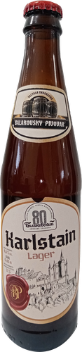 Пиво светлое KARLSTAIN LAGER фильтрованное пастеризованное 4,0%, 0.45л