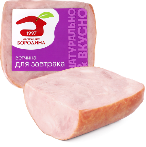 Ветчина МД БОРОДИНА Для завтрака, 330г, детальное фото