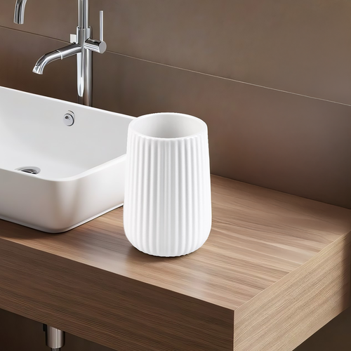 Стакан для зубных щеток HOMECLUB Modern, керамика, Арт. CE1069AL-TB, изображение
