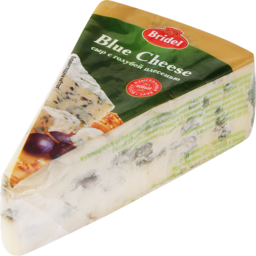 Сыр BRIDEL Blue Cheese с голубой плесенью 54%, без змж, 100г, детальное фото