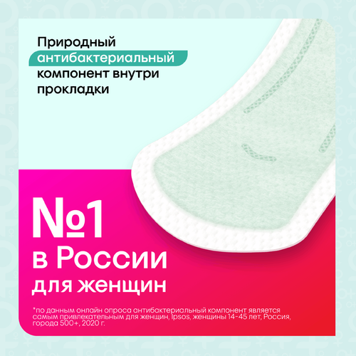 Прокладки ежедневные KOTEX Bio-care длинные, 18шт, фотография