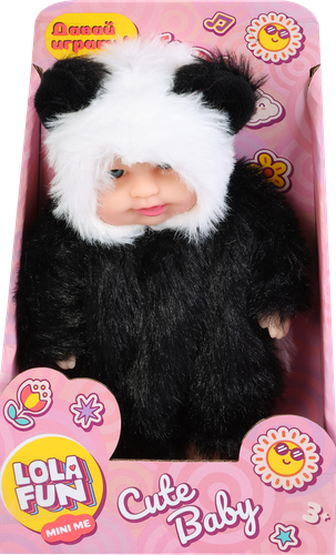 Игрушка LOLA FUN Пупс в меховой одежде, 13см, Арт. 13016, изображение